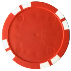 Personalized Poker Chips - Solid Red