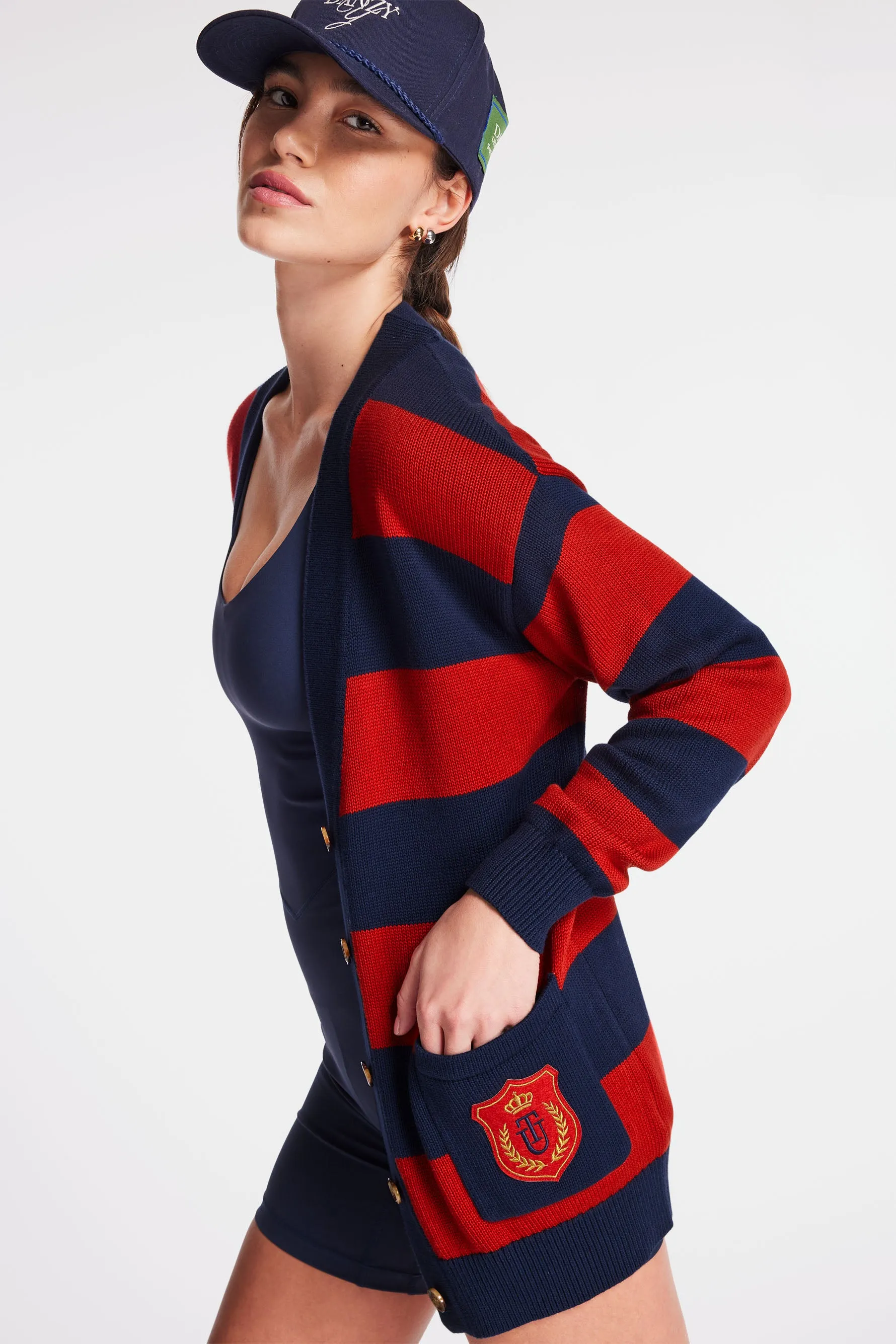 Roosevelt Piper Knit Cardigan - Stripe