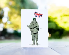 Royal Marine Greeting Card - Gillian Jones