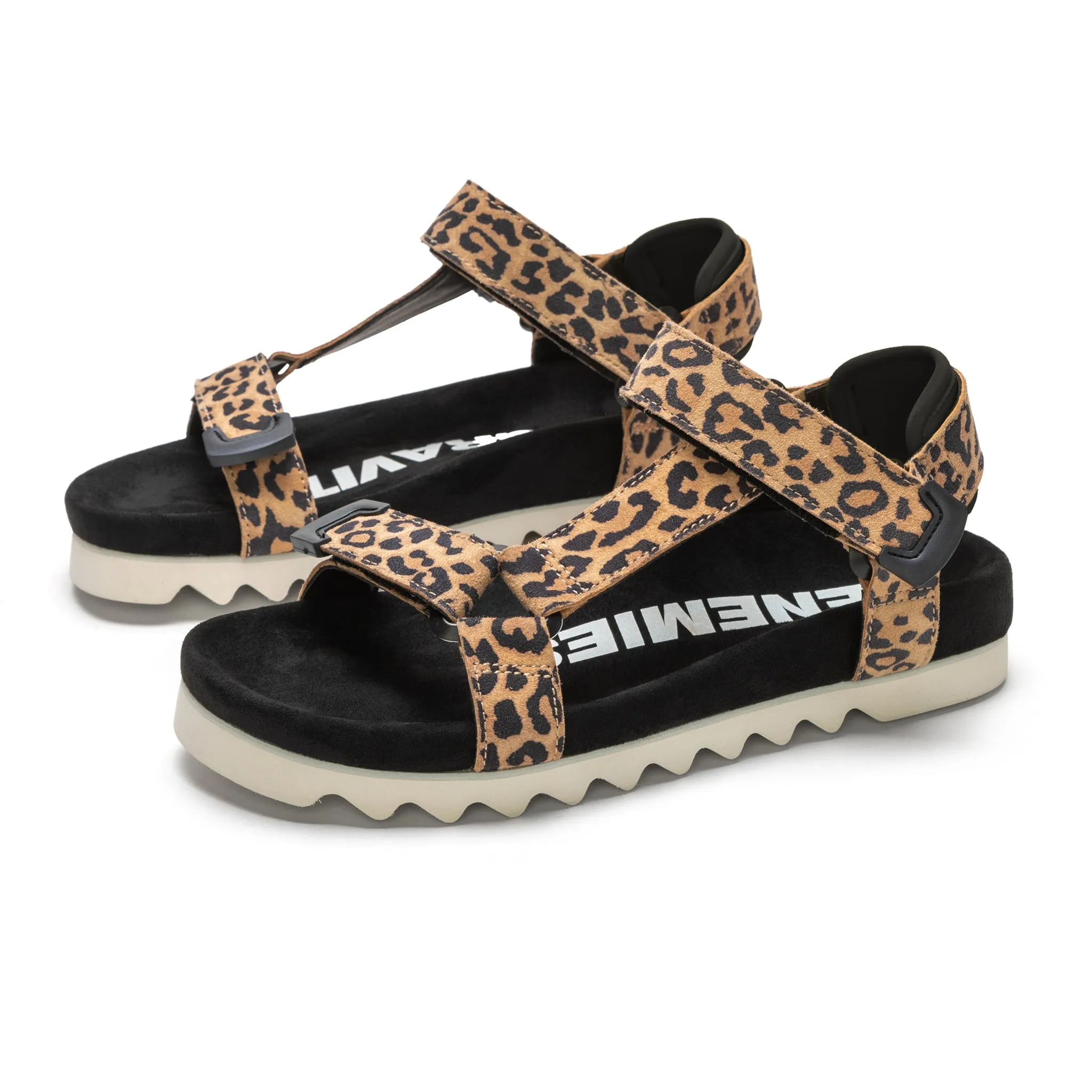 Sandal Tooth Wedge Leopard