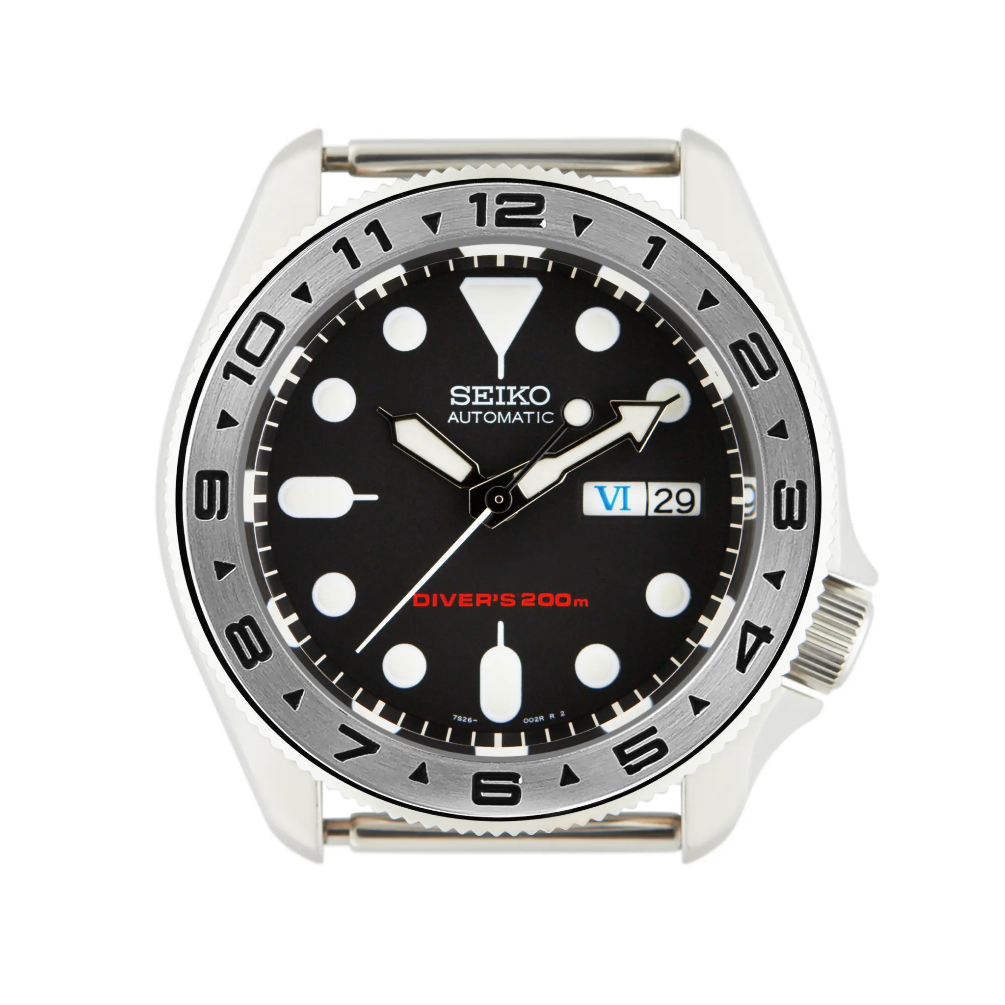 SKX007/SRPD Steel Bezel Insert: Exp II Style