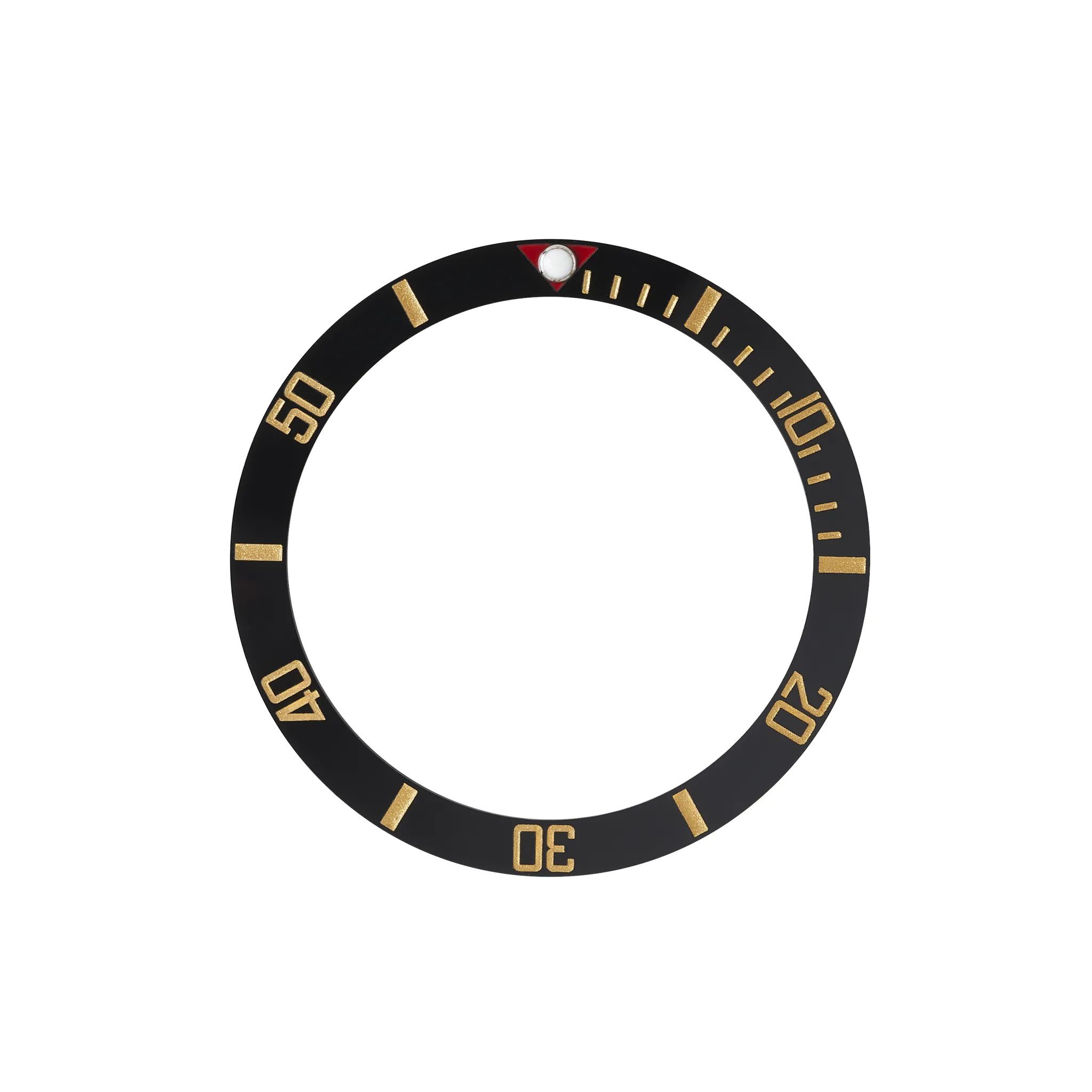 SKX013 Ceramic Bezel Insert: BB58 style Black/Gold