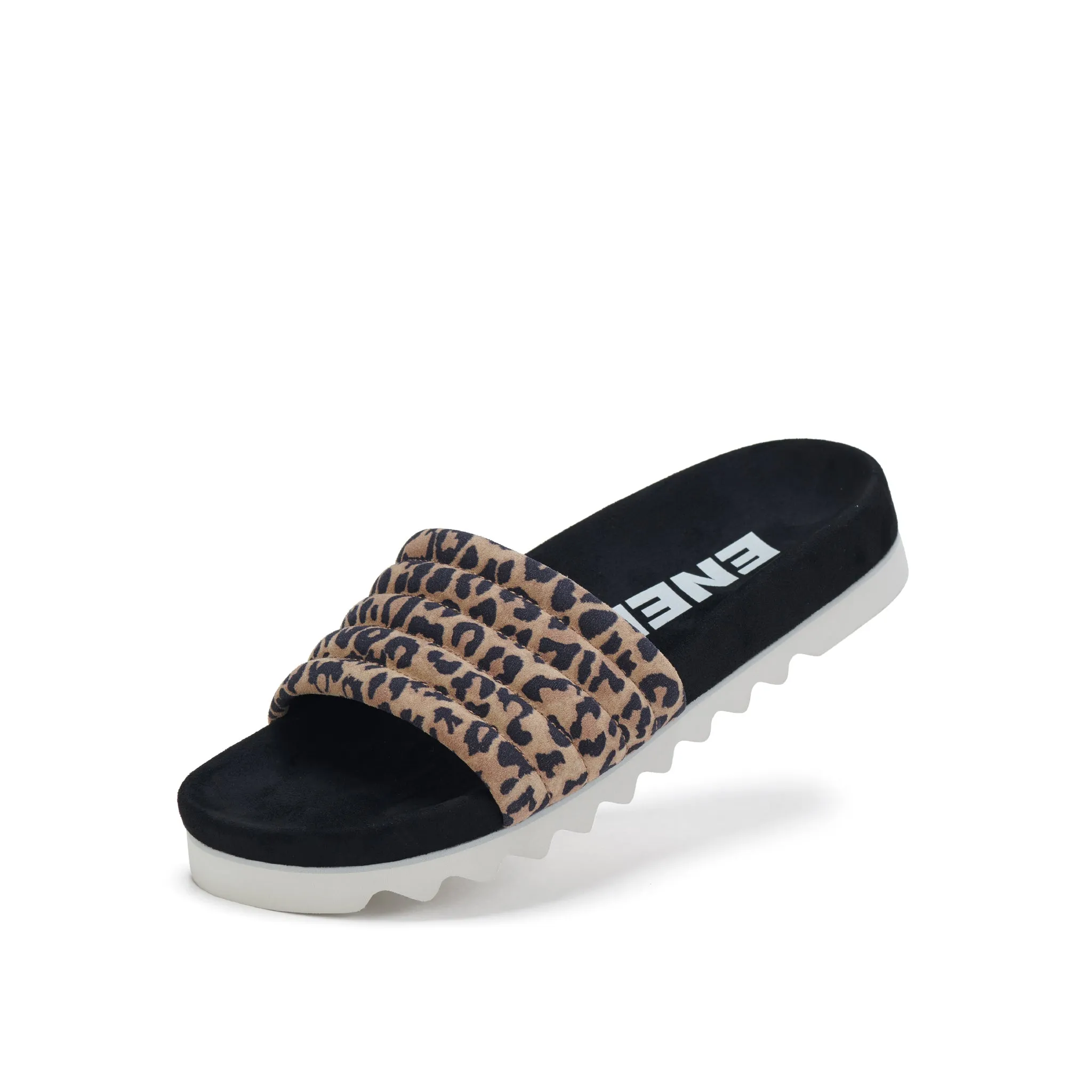 Slide Tooth Wedge Leopard/Black