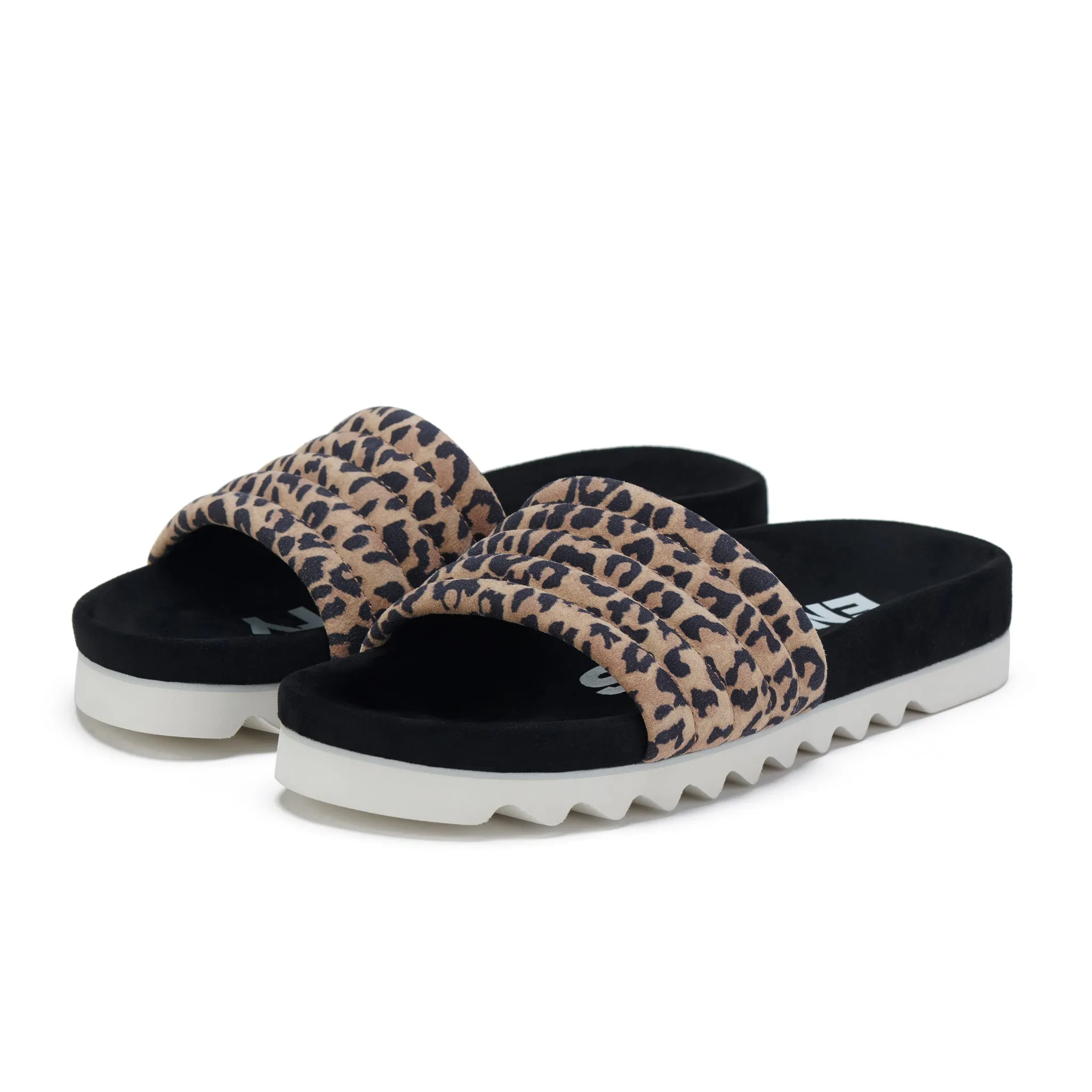 Slide Tooth Wedge Leopard/Black