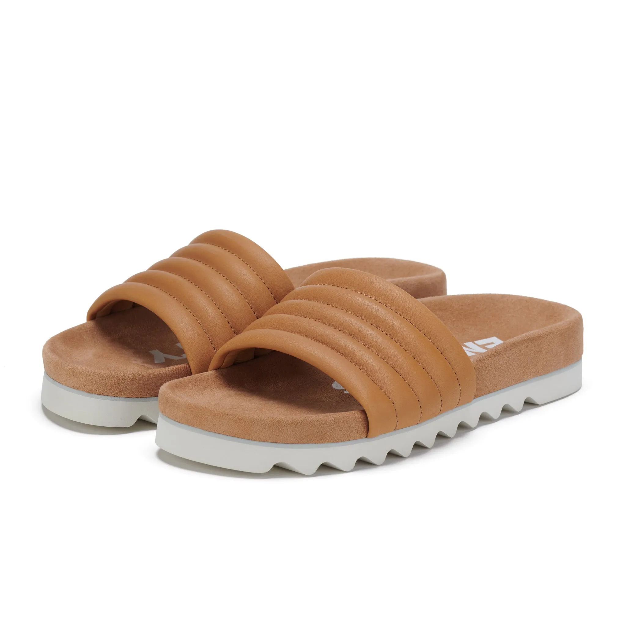 Slide Tooth Wedge Soft Tan