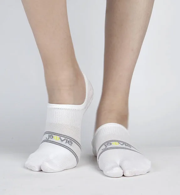 Split Toe Everyday Plus Lightweight Invisible Footies Socks - 8 Pack