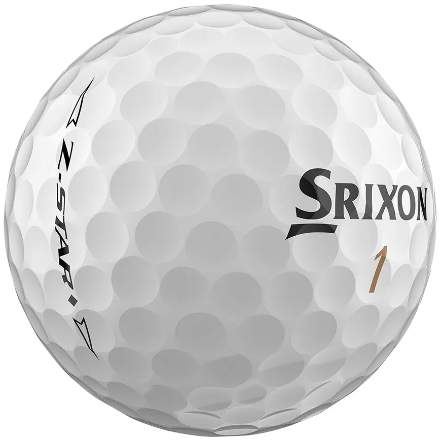 Srixon Z-Star Diamond Golf Balls - Pure White