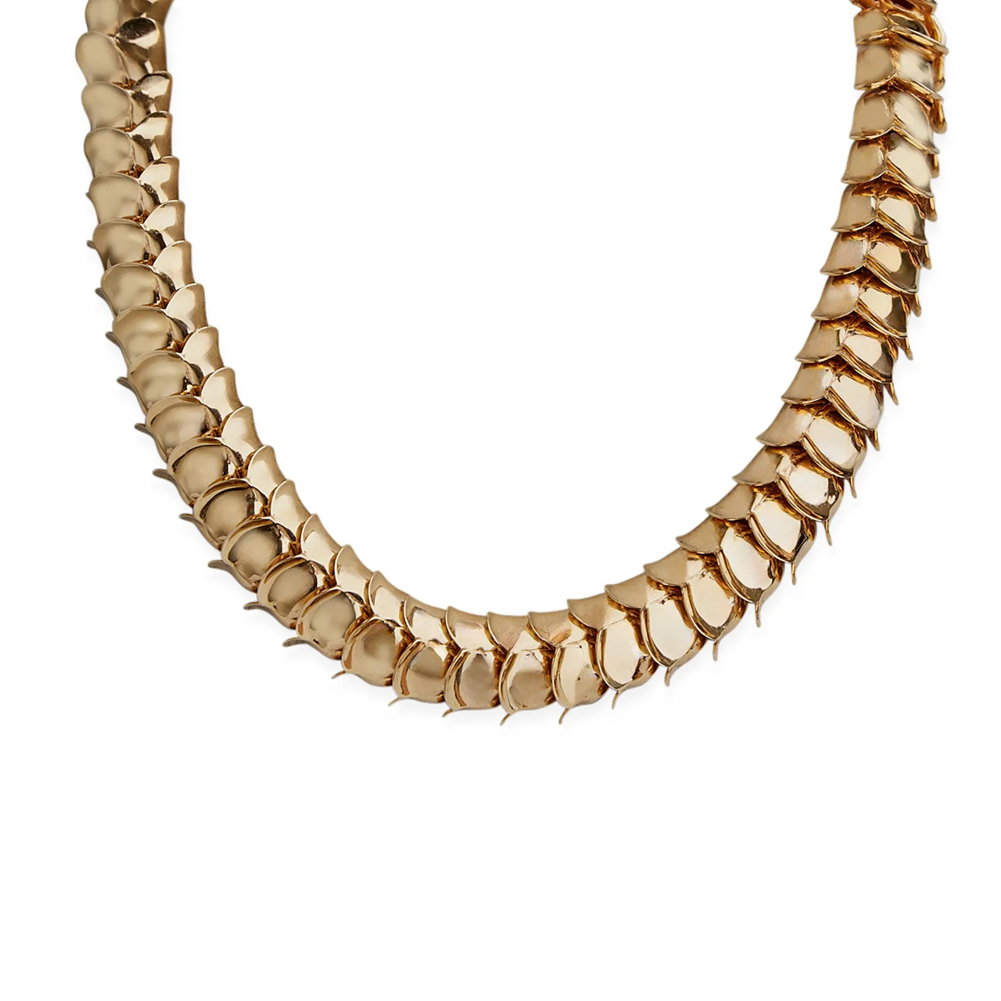 Van Cleef & Arpels Mid-Century 14K Gold Necklace