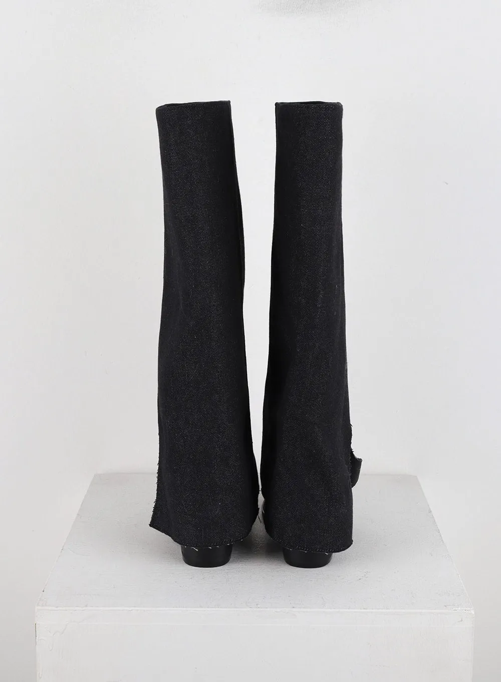 Women's Pointed Toe Wedge Heel Knee High Boots CD320