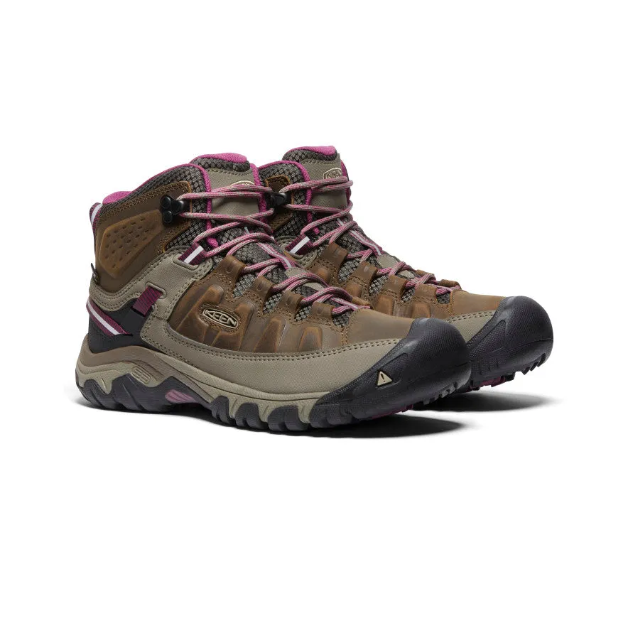 Women's Targhee III Waterproof Mid  |  Weiss/Boysenberry